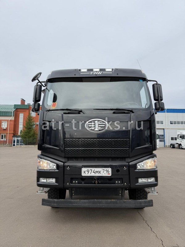 Бортовой грузовик FAW J6P с КМУ Soosan